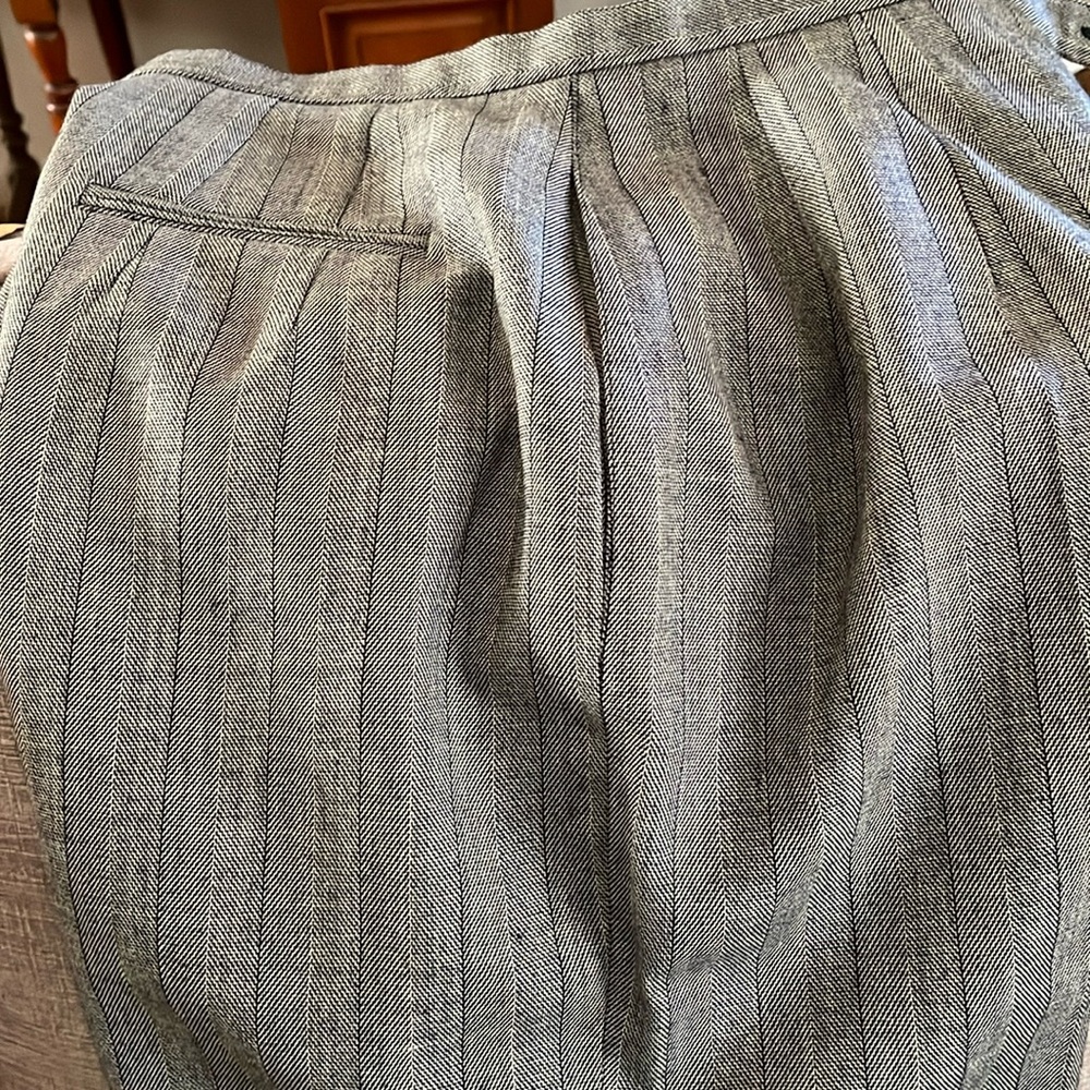 Dressy houndstooth, gray and black tall pants size 10 Harvard Bernard sports.